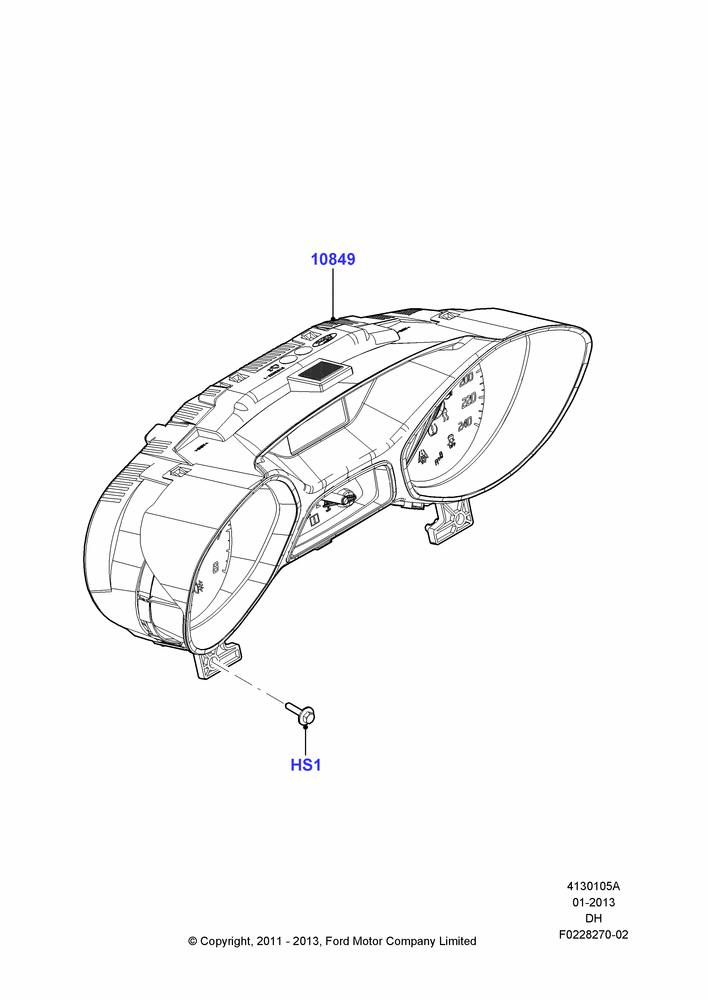 05A - Instrument Cluster; 31/JAN/2011-19/MAR/2012