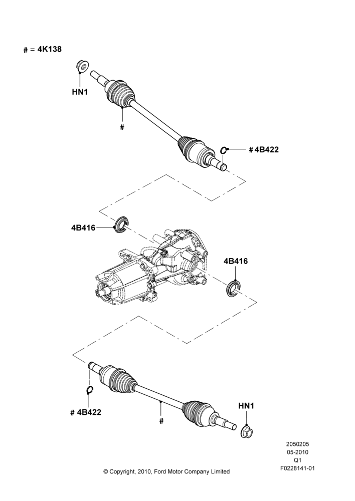 05C - Rear Axle; 12/JUL/2010-30/JUL/2012