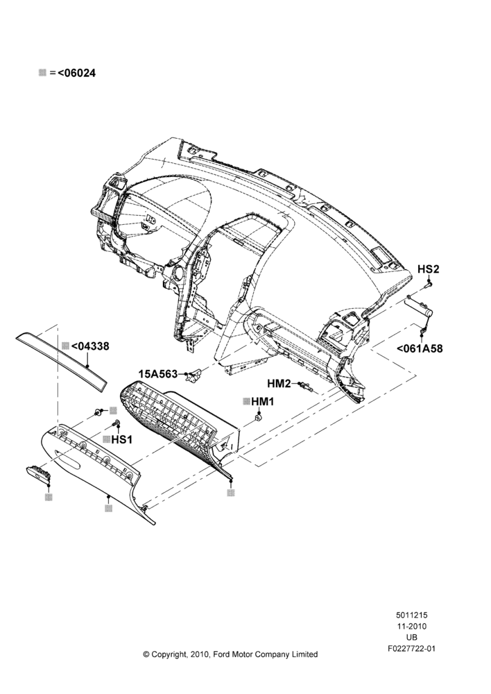 15 - Glove Box; 01/NOV/2010-03/MAR/2019
