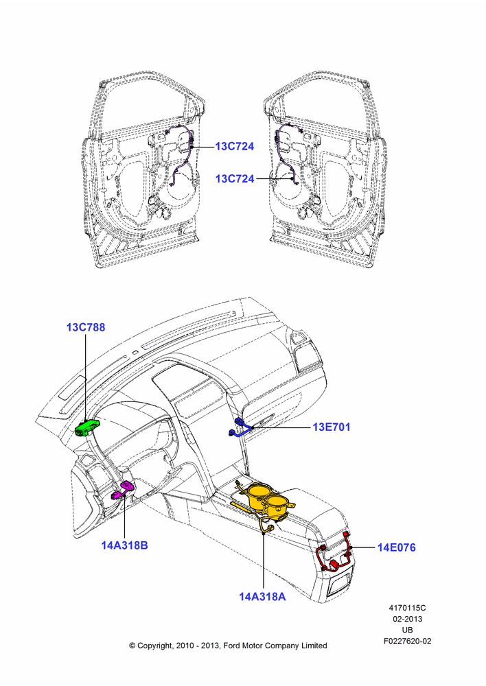 Interior Lamps, Lighting Package Level A