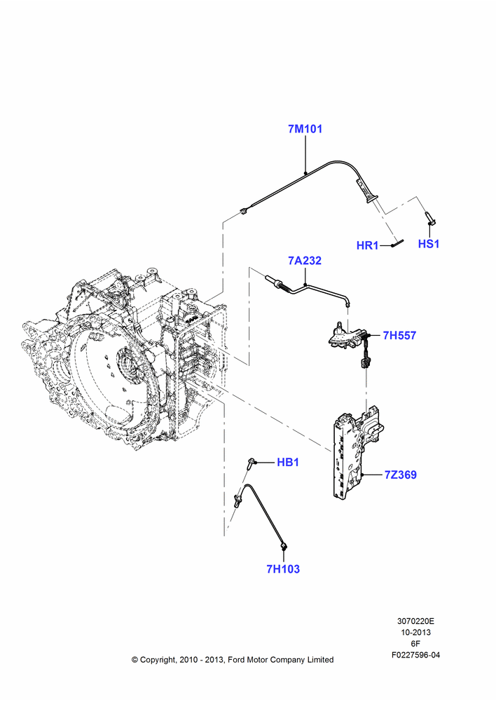 Transmission Modules and Sensors, 6 Speed Auto Transmission 6F50, 6 Speed Auto Transmission 6F55