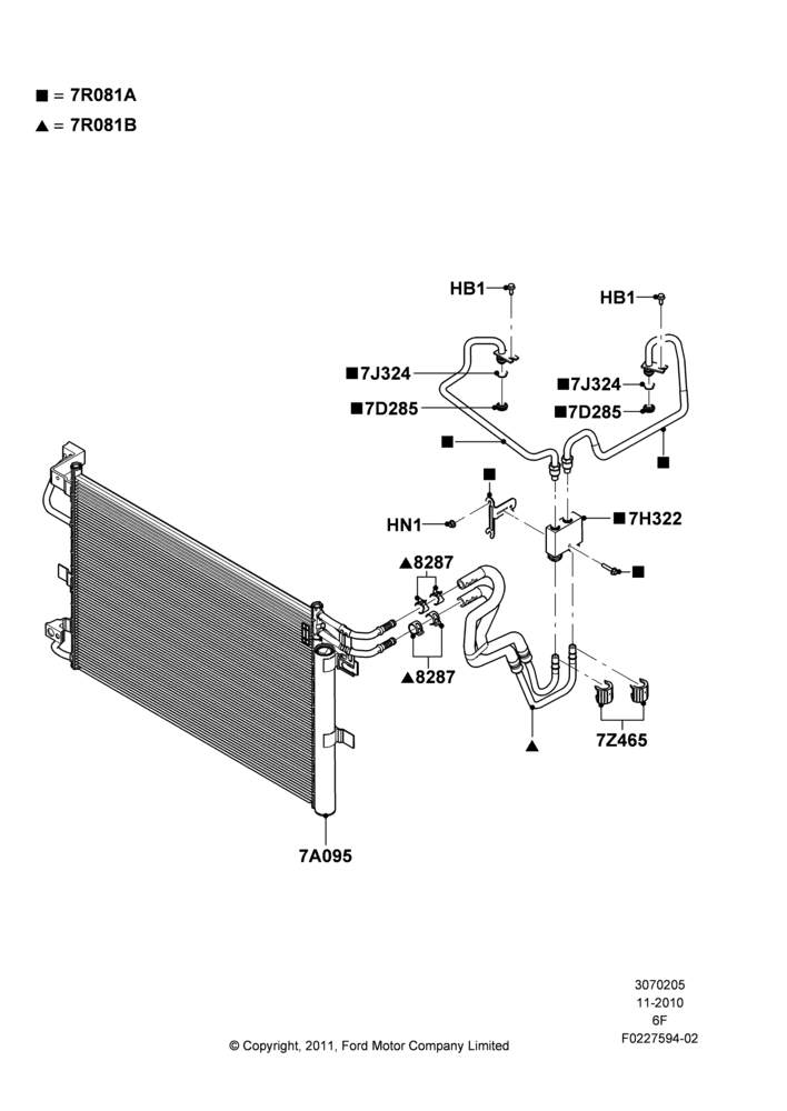 Transmission Cooling Systems, 6 Speed Auto Transmission 6F50, 6 Speed Auto Transmission 6F55