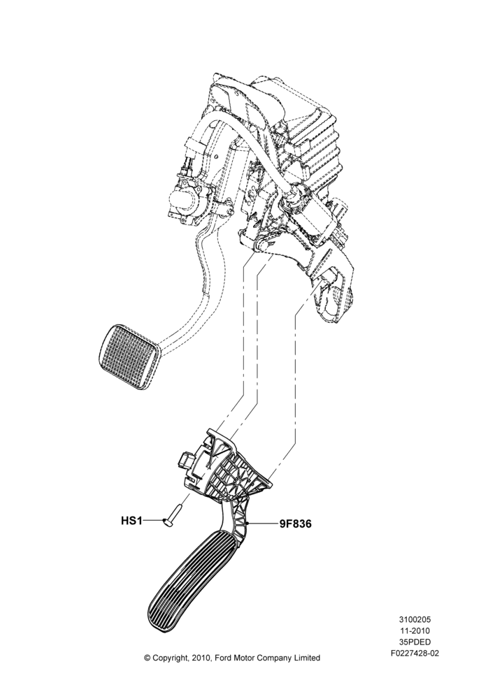 05D - Accelerator/Injection Pump Controls, 3.5L Cyclone V6 Petrol TIVCT; 01/NOV/2010-03/MAR/2019