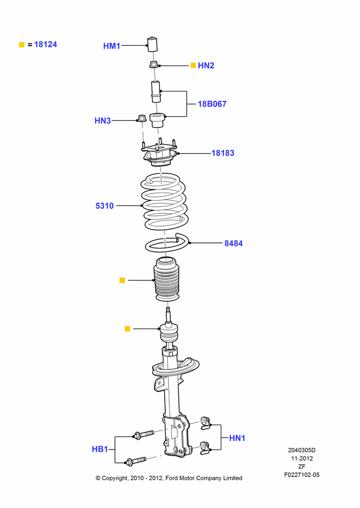 Front Suspension Struts and Springs, (-) Shelby
