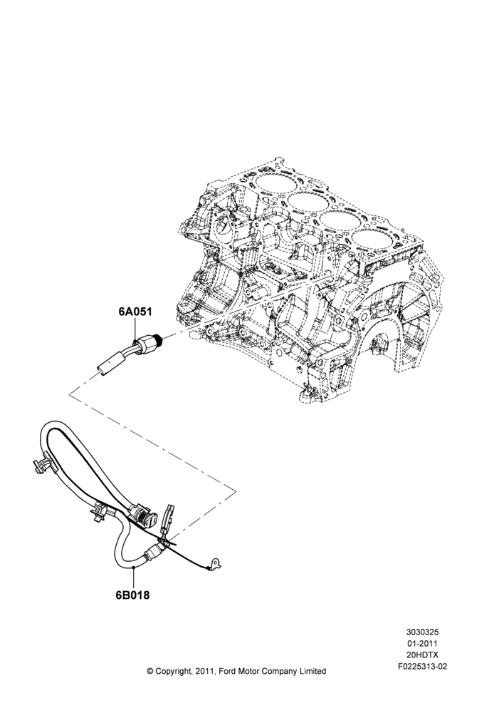 25B - Engine Heater, 2.0L EcoBoost (240PS); 18/JUL/2011-04/MAY/2015