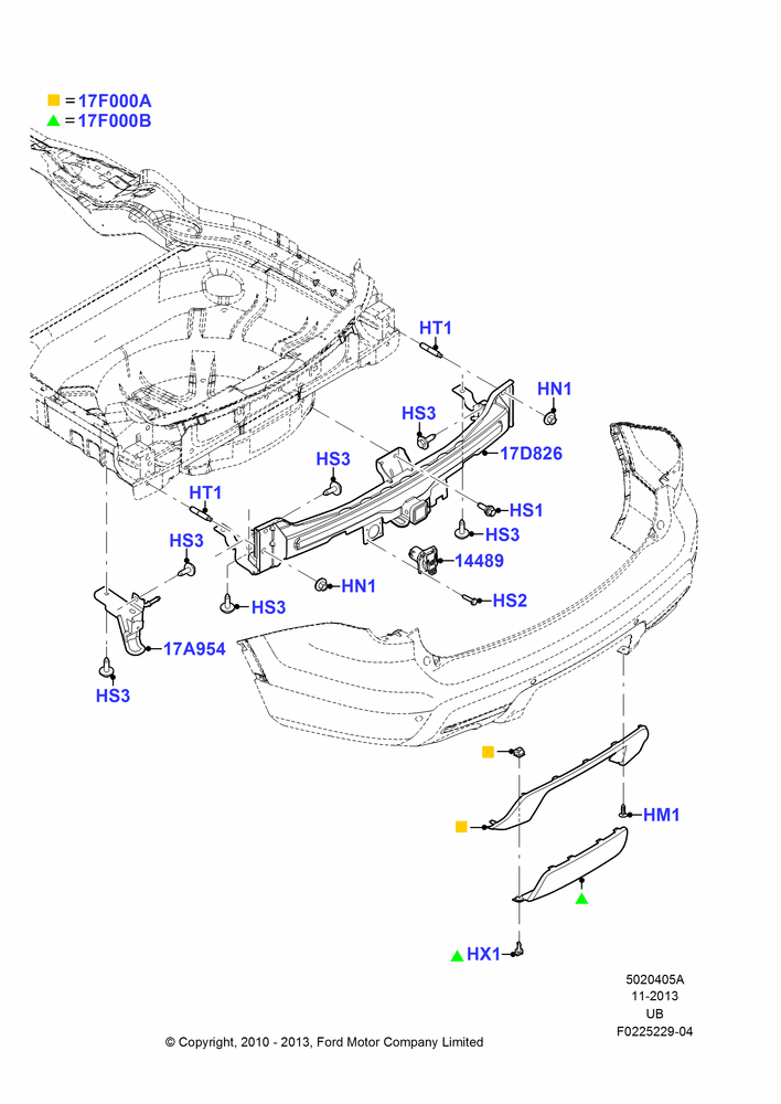 05A - Tow Bar; 01/NOV/2010-03/MAR/2019