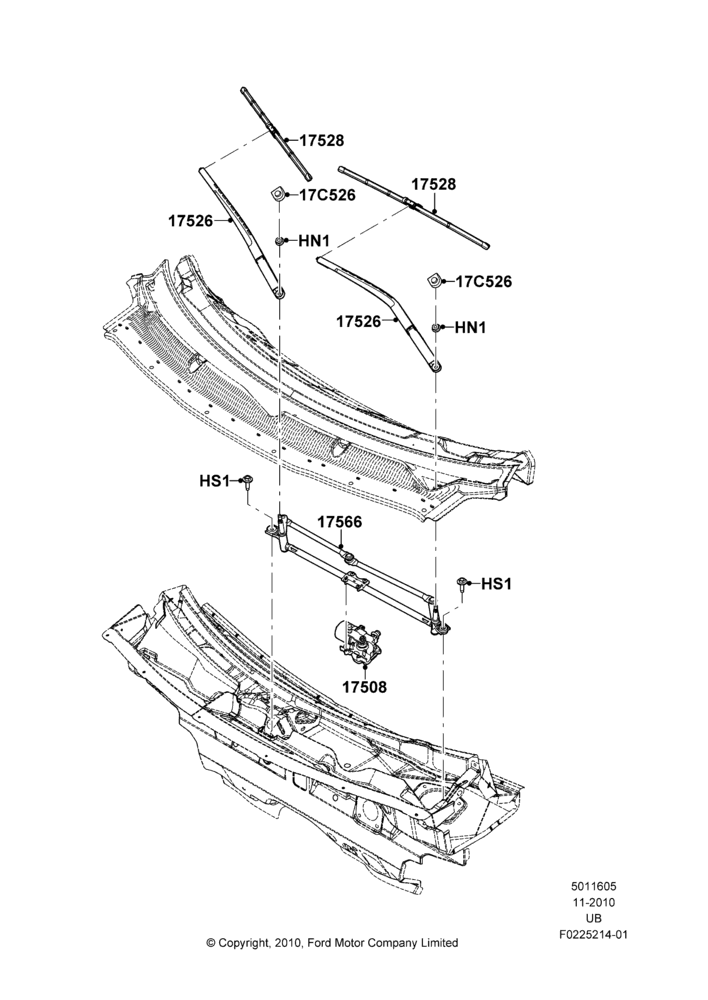 05 - Windshield Wiper; 01/NOV/2010-03/MAR/2019