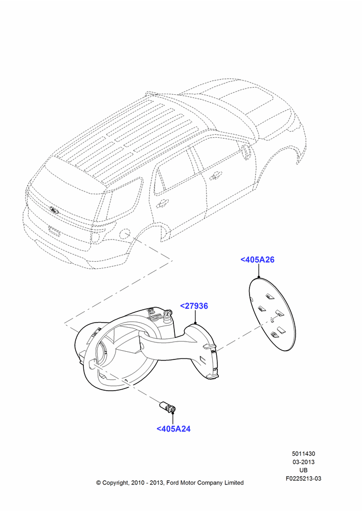30 - Fuel Tank Filler Door and Controls; 01/NOV/2010-03/MAR/2019