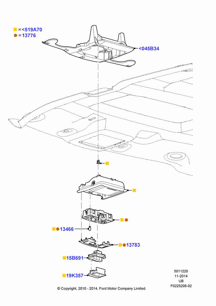 20 - Console - Overhead; 01/NOV/2010-03/MAR/2019