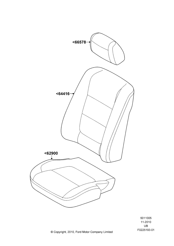 05A - Front Seat Covers; 04/OCT/2010-04/MAY/2015