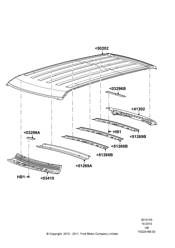 25 - Roof - Sheet Metal; 01/NOV/2010-03/MAR/2019