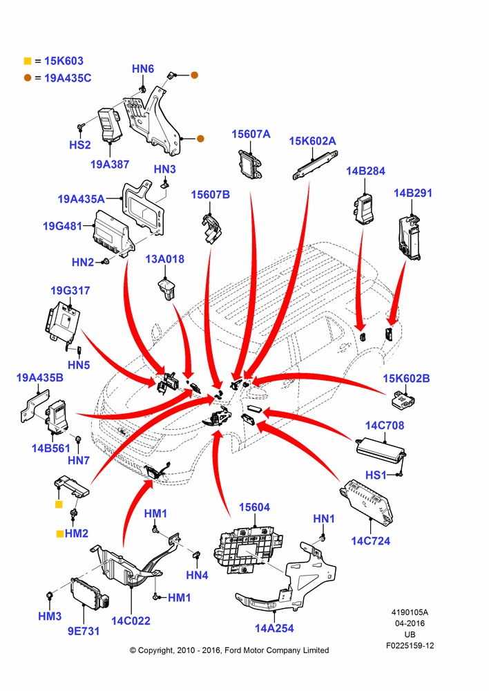05A - Vehicle Modules and Sensors; 04/OCT/2010-04/MAY/2015
