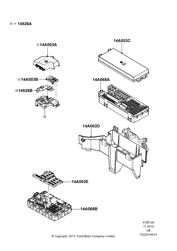 20A - Fuses, Holders and Circuit Breakers, Fuse panels and Relay panels; 04/OCT/2010-04/MAY/2015