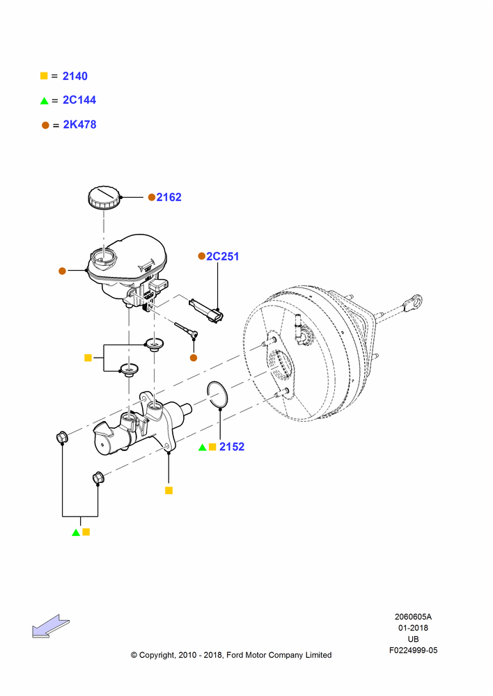 05A - Master Cylinder - Brake System; 04/OCT/2010-06/FEB/2012