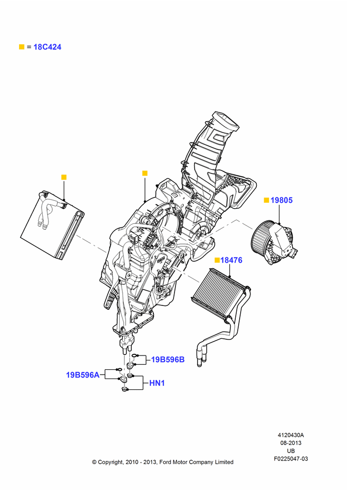 30A - Auxiliary A/C Internal Components; 04/OCT/2010-06/FEB/2012