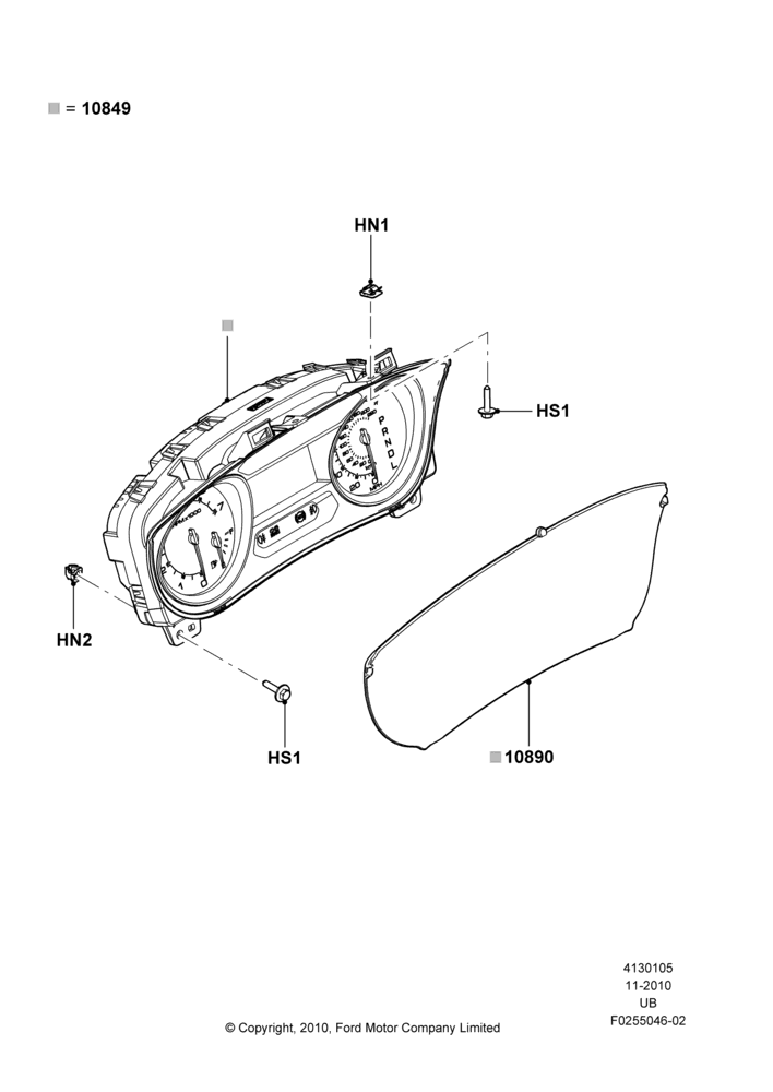 05A - Instrument Cluster; 04/OCT/2010-04/MAY/2015