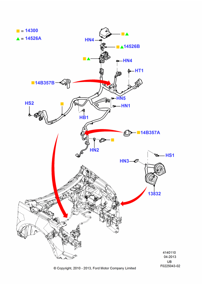 10A - Battery Cables and Horn; 01/NOV/2010-04/MAY/2015