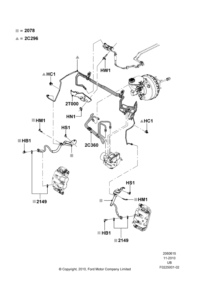 15 - FRONT BRAKE LINES; 01/NOV/2010-03/MAR/2019