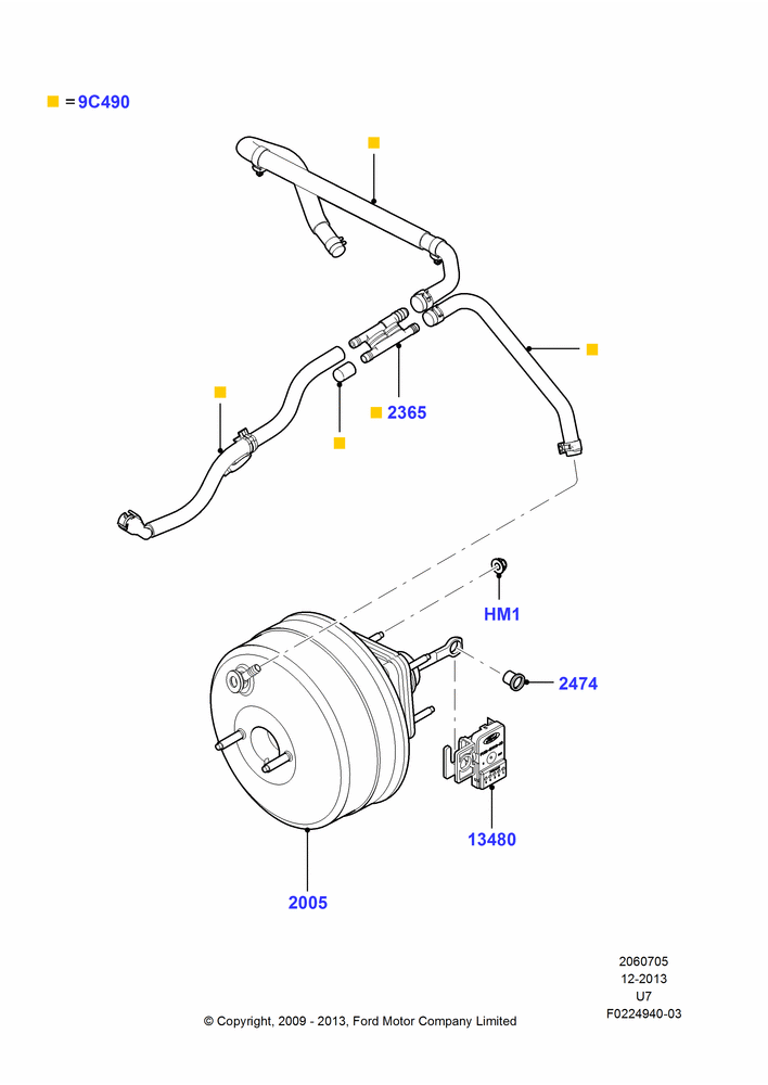 05 - Brake Booster; 31/JAN/2000-09/MAY/2003