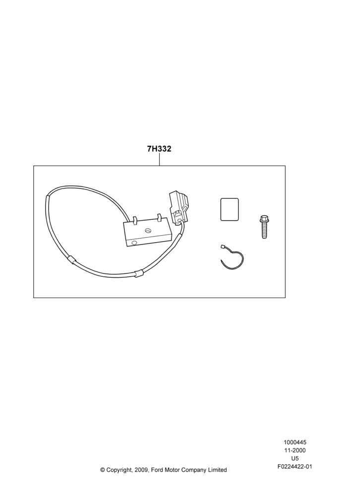 45XB - Accessory - Electrical Kit, Neutral Towing; 13/NOV/2000-16/DEC/2010