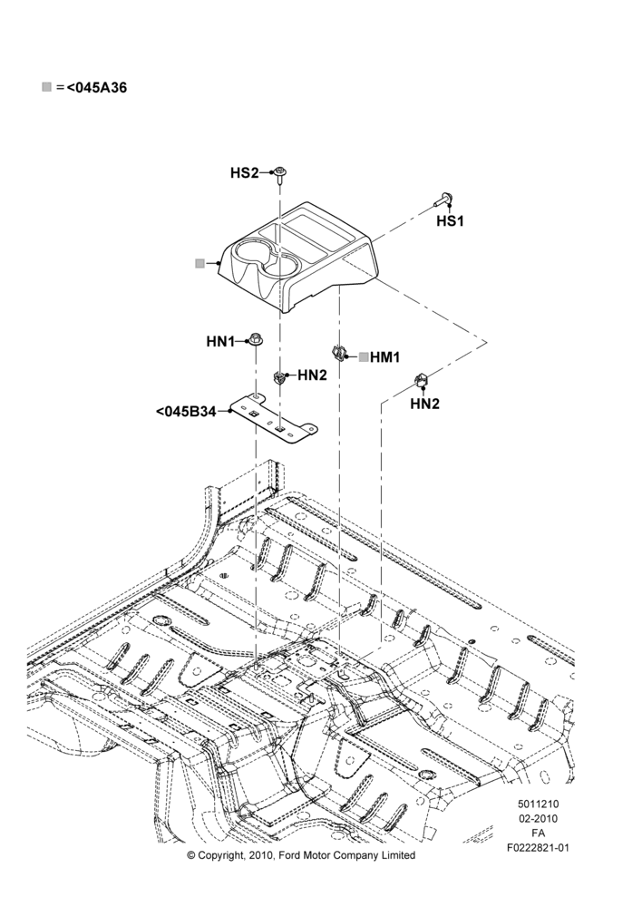 10A - Console - Floor, Consolette - Floor Mounted; 22/FEB/2010-05/JUL/2016