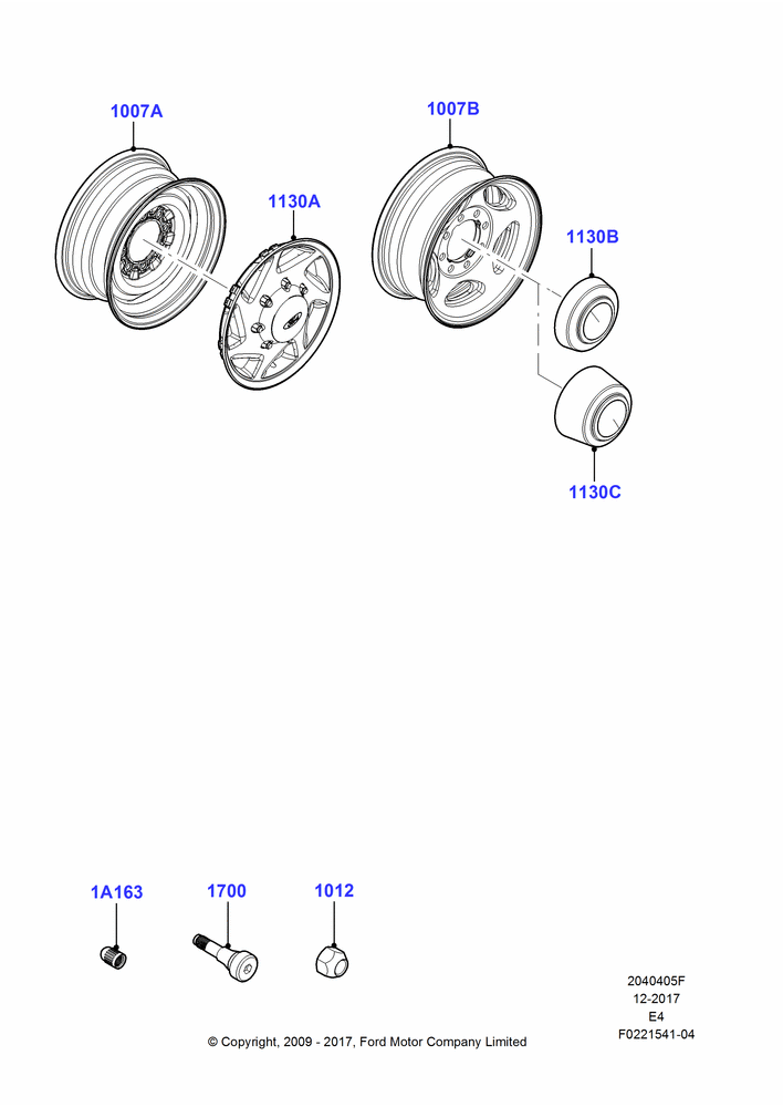 05F - Wheels, With Single Rear Wheels; 07/OCT/2009