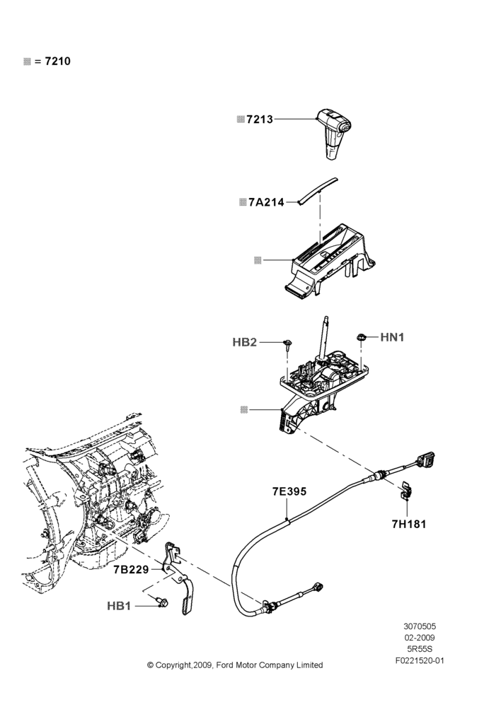 05D - Gear Change-Automatic Transmission, 5 Speed Auto Transmission 5R55S; 26/FEB/2009-22/MAR/2010