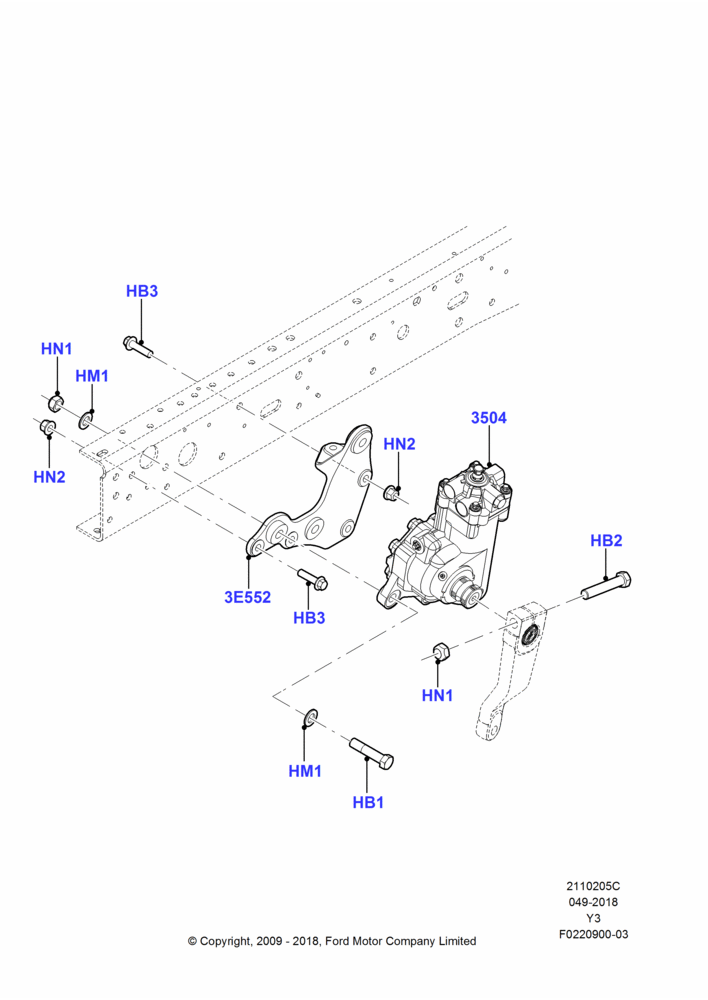05C - Steering Gear, 24,000 LB. GVW, 26000 LB. GVW; 19/JAN/2010