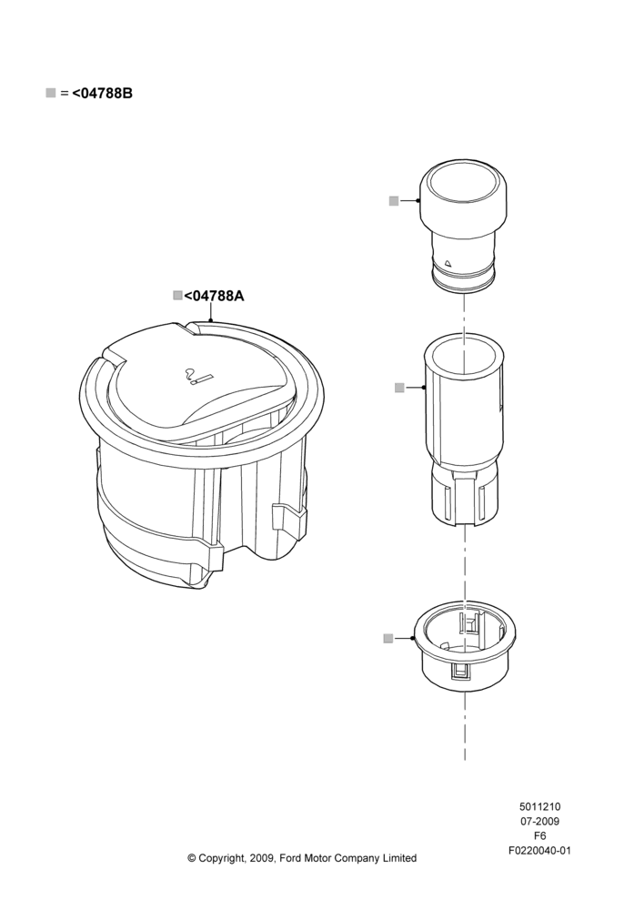 10XB - Console - Floor, Accessory Smokers Pack; 06/JUL/2009-23/DEC/2014