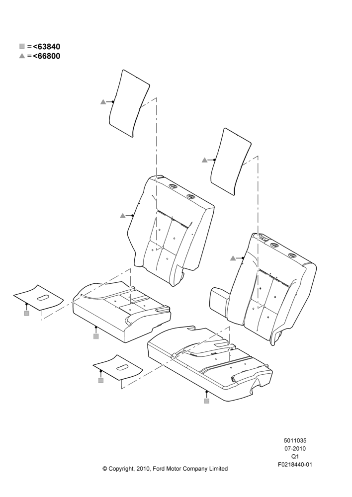 35B - Rear Seat Pads/Valances & Heating; 12/JUL/2010-24/DEC/2014