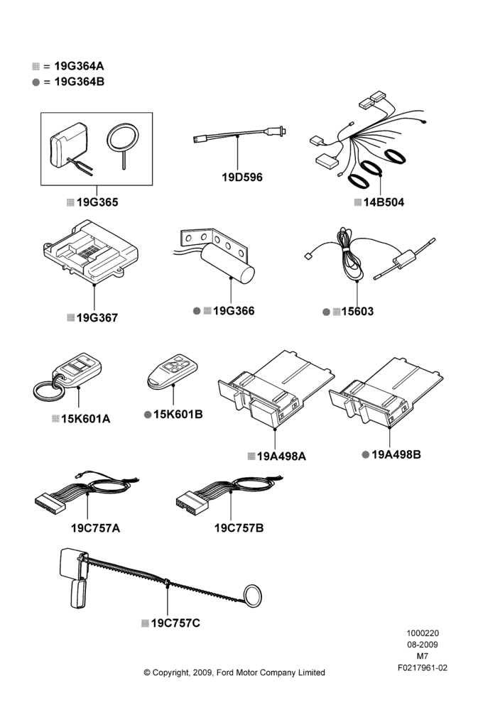 20D - Remote Starting Kit, Accessory; 27/JUL/2009-29/APR/2012
