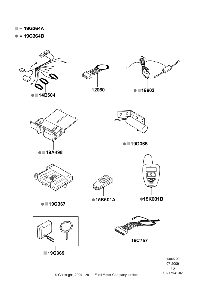 Remote Starting Kit, Automatic Transmission, With Power Door Locking, Accessory