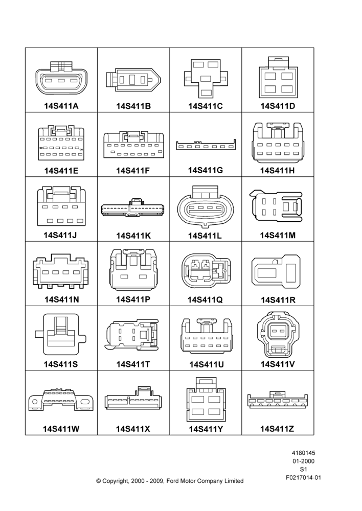 45G - Pigtail Wiring Kits, Miscellaneous, Page A; 31/JAN/2000-30/JUN/2005