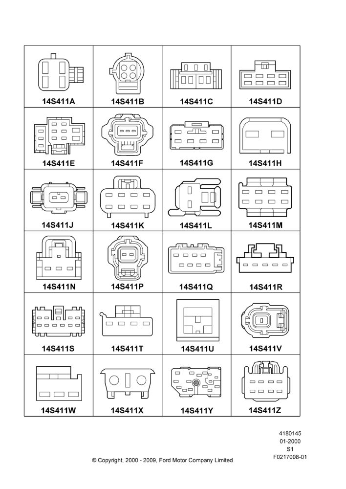 45A - Pigtail Wiring Kits, Page A, Switches; 31/JAN/2000-30/JUN/2005