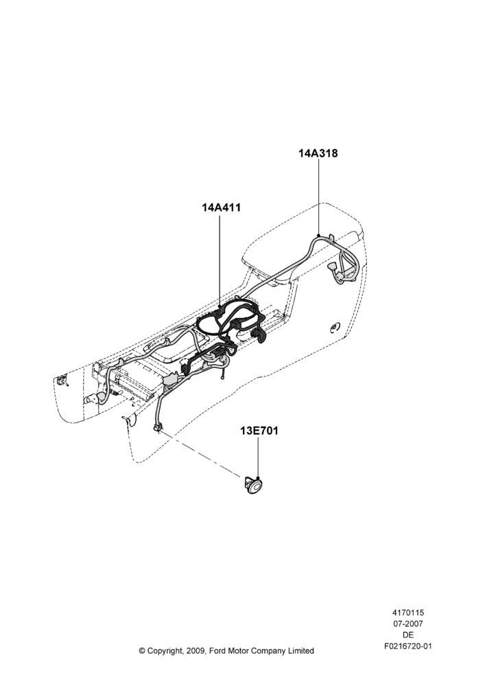 Interior Lamps, Ford Division Derivative, Mercury Division Derivative, With Light Group