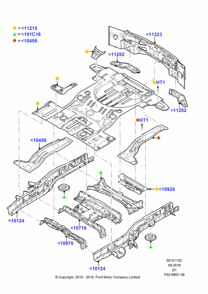 15C - Floor Pan - Center and Rear; 12/JUL/2010-24/DEC/2014