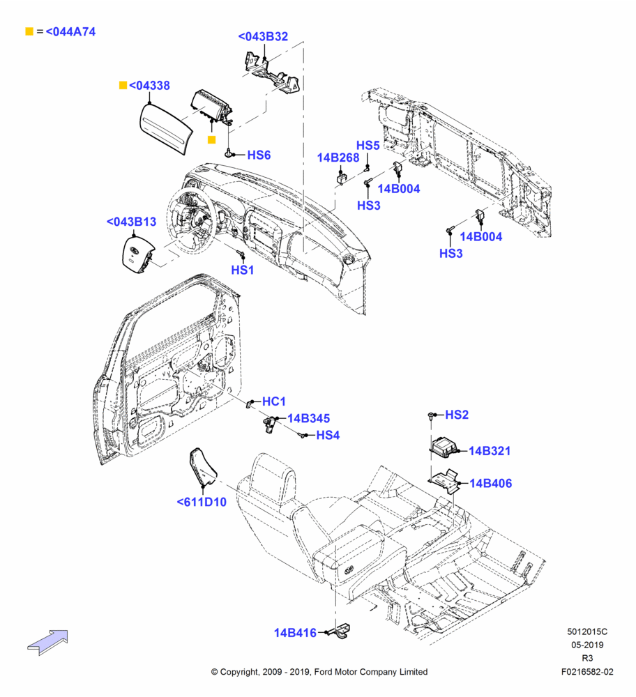 15C - Airbag System; 14/SEP/2009-16/DEC/2011