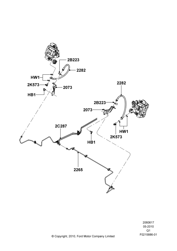 17B - REAR BRAKE LINES; 12/JUL/2010-24/DEC/2014