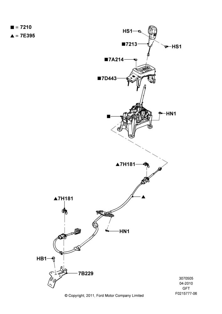 Gear Change-Automatic Transmission, 6 Speed Auto Trans GFT DPS6