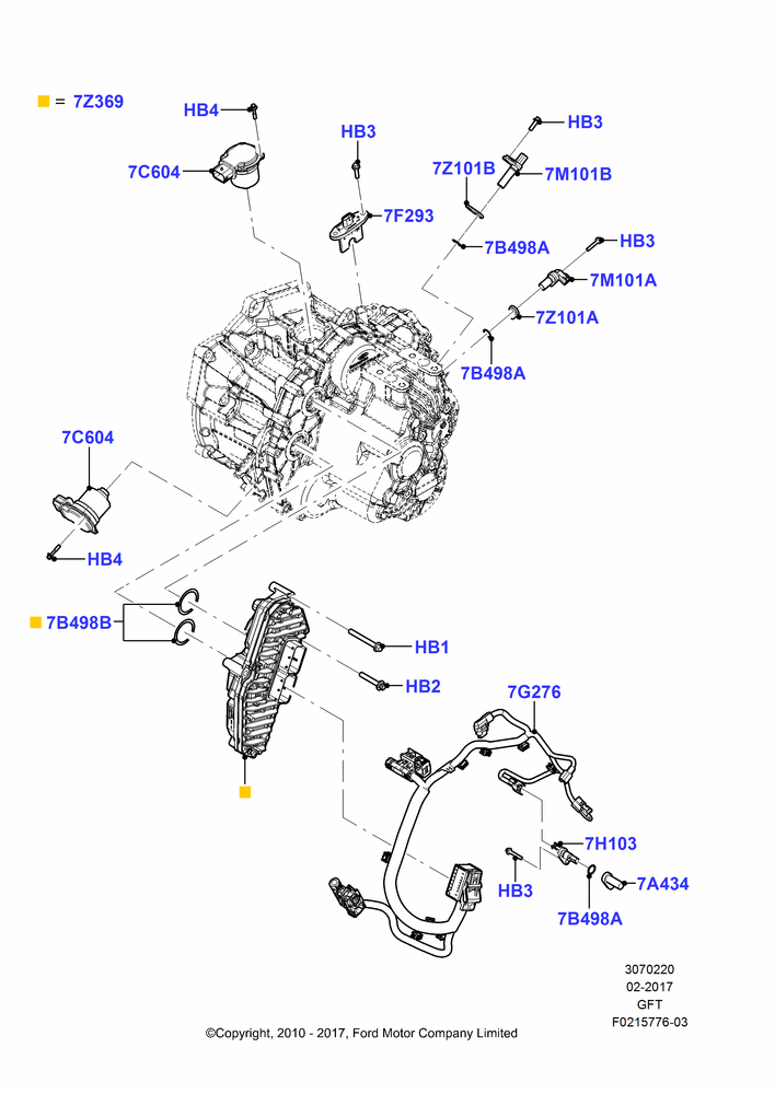 Transmission Modules and Sensors, 6 Speed Auto Trans GFT DPS6