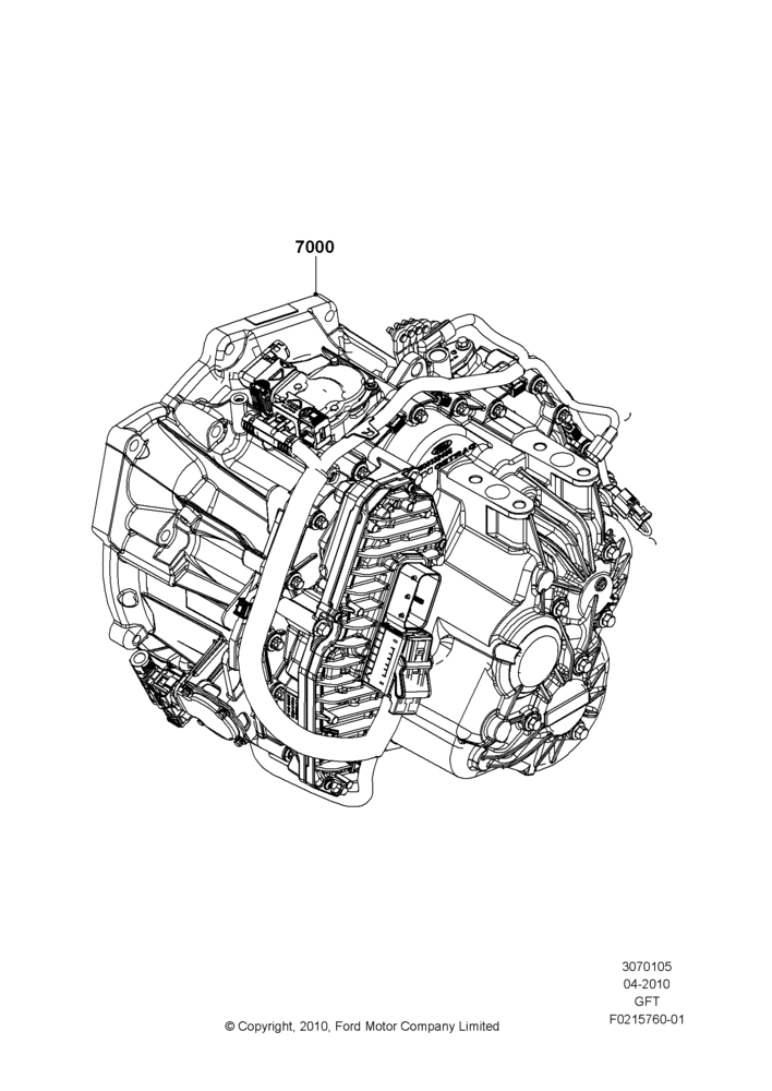 Transmission & Speedometer Drive, 6 Speed Auto Trans GFT DPS6