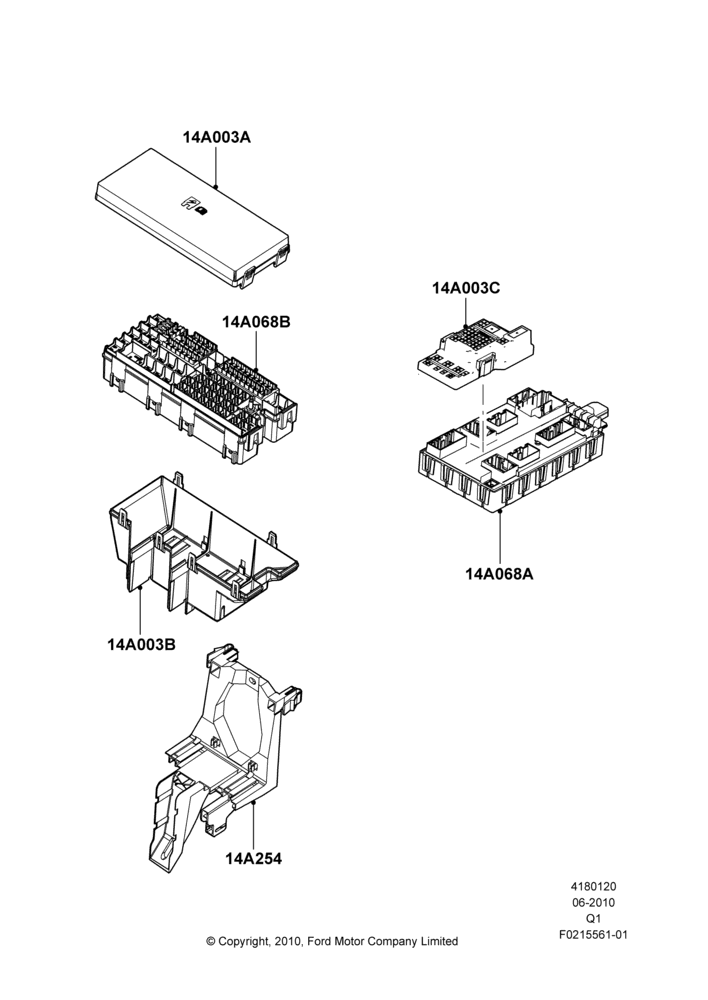 20D - Fuses, Holders and Circuit Breakers, Fuse panels and Relay panels; 12/JUL/2010-24/DEC/2014