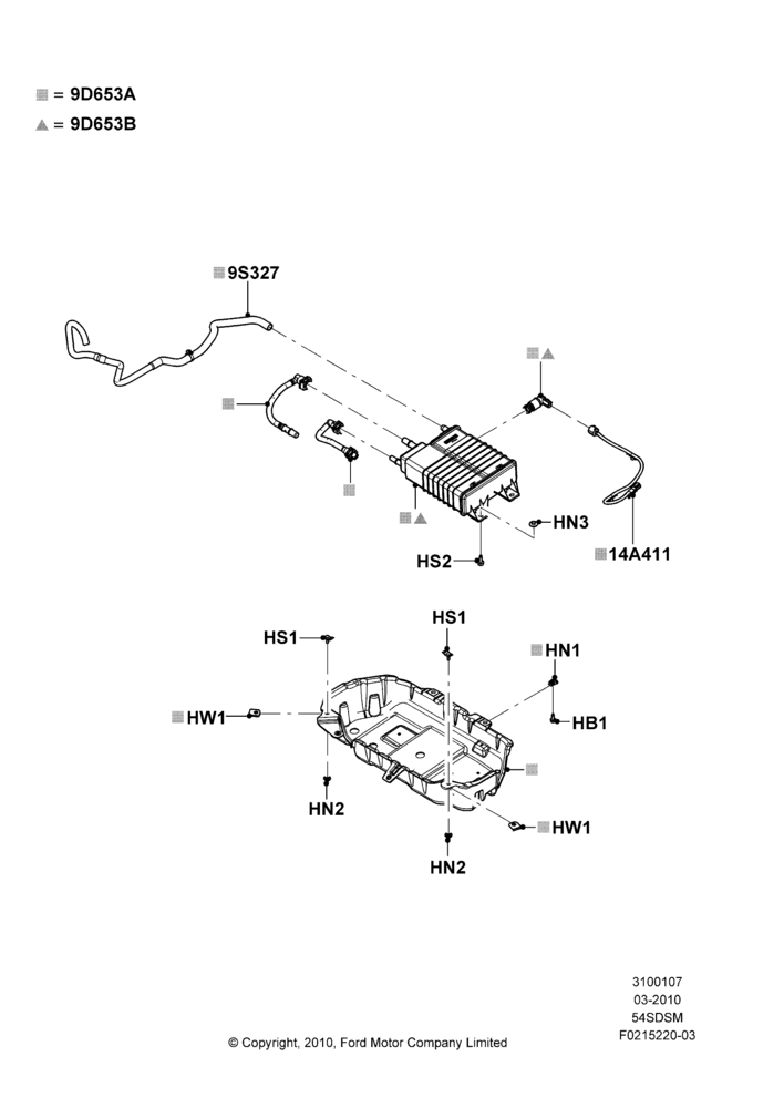 07H - Fuel Vapour System, 5.4L 4V DOHC EFI S/C ALUM V8 G; 22/MAR/2010-30/APR/2012