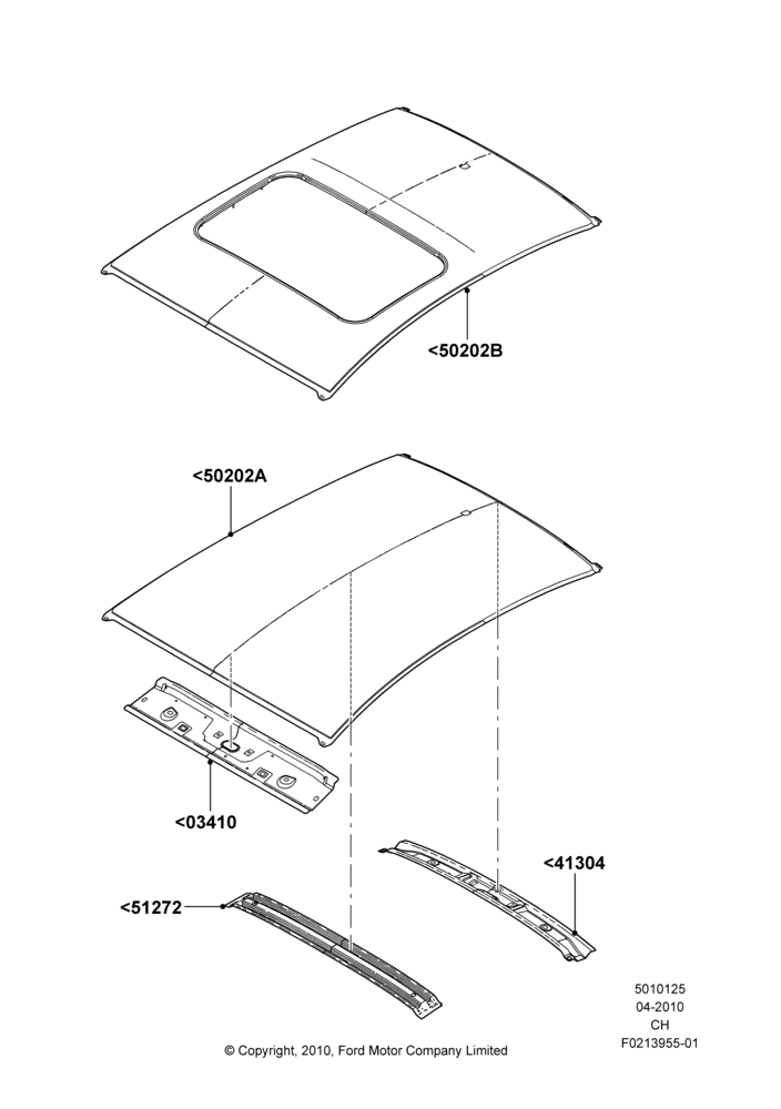 25 - Roof - Sheet Metal; 26/APR/2010-27/APR/2013