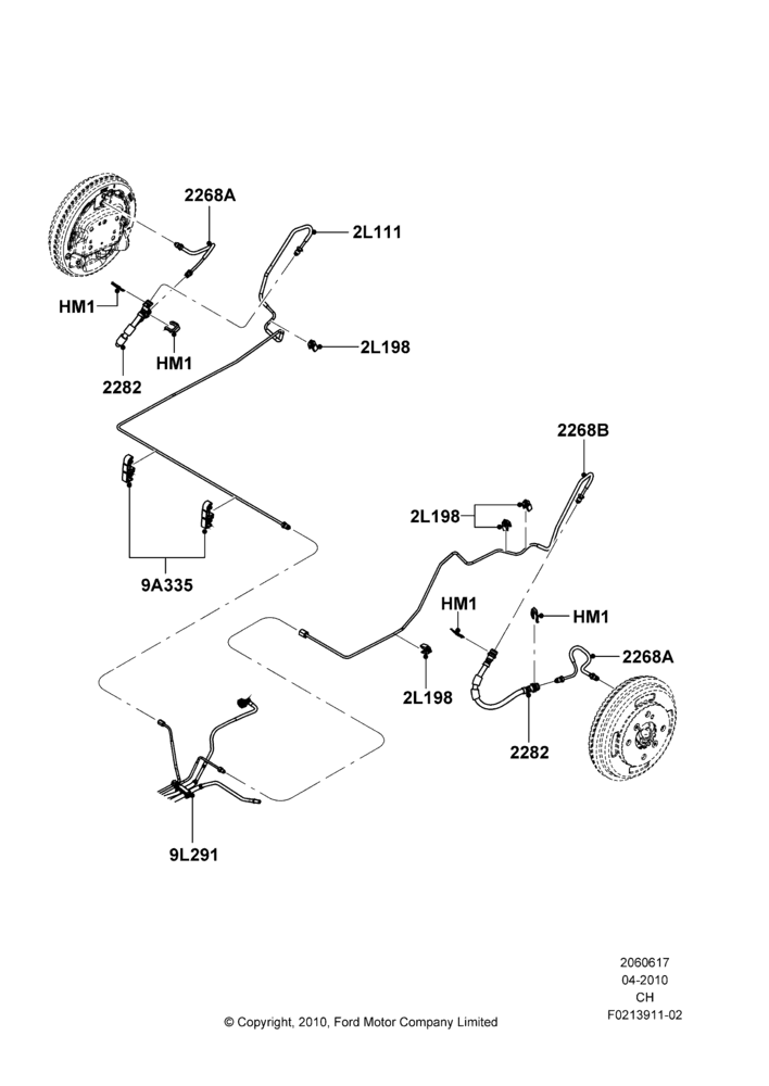 17 - REAR BRAKE LINES; 26/APR/2010-27/APR/2013