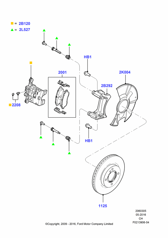 05 - Front Brake Discs and Calipers; 26/APR/2010-27/APR/2013