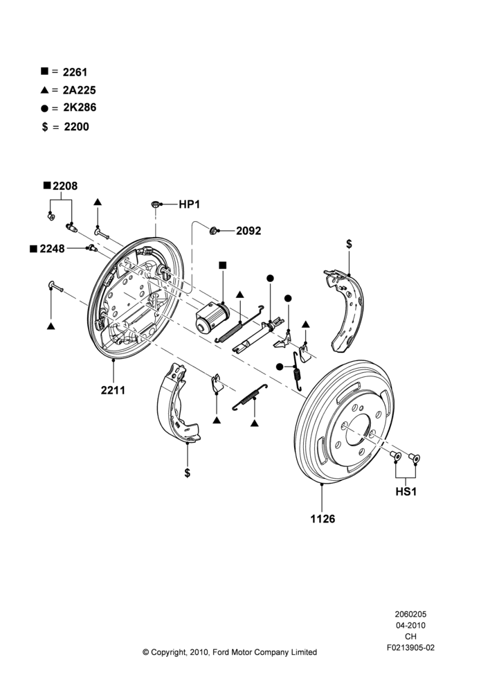 05 - Rear Drum Brakes; 26/APR/2010-27/APR/2013
