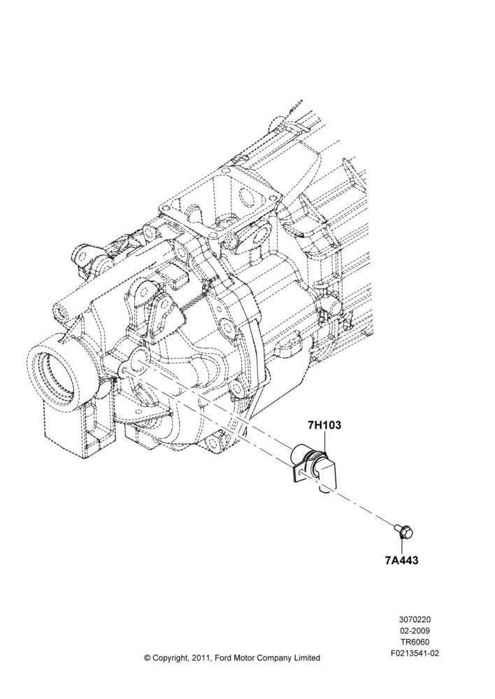 20B - Transmission Modules and Sensors, 6 Speed Manual Transmission (T56); 26/FEB/2009-30/APR/2012