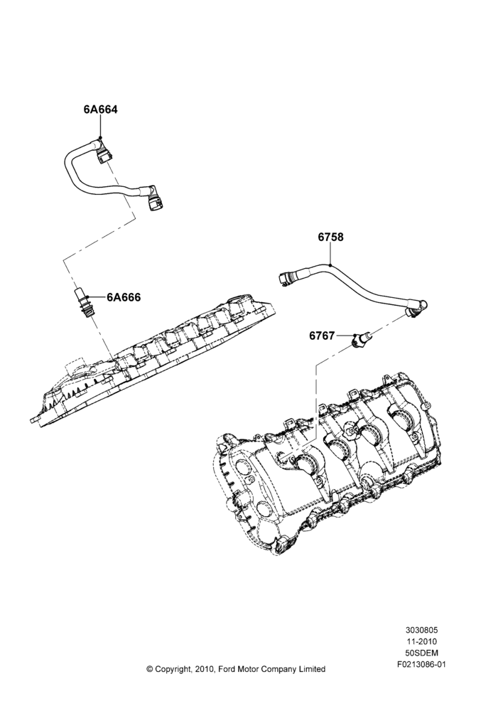 05A - Emission Control - Crankcase, MOD 5.0L-4V DOHC SEFI NA; 03/NOV/2010-23/DEC/2014