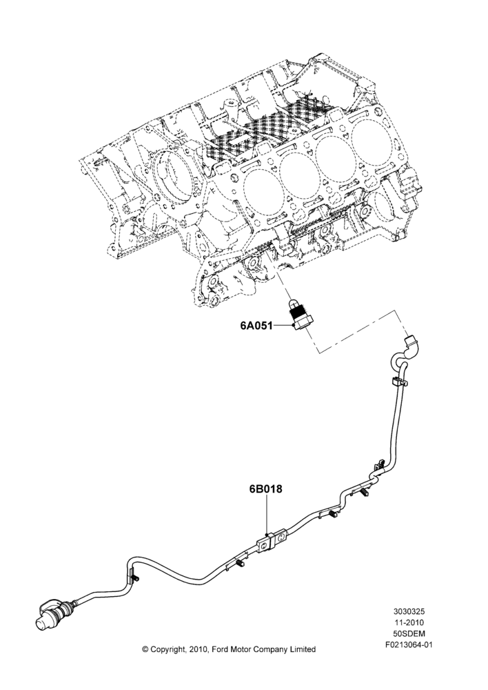 25A - Engine Heater, MOD 5.0L-4V DOHC SEFI NA; 03/NOV/2010-23/DEC/2014